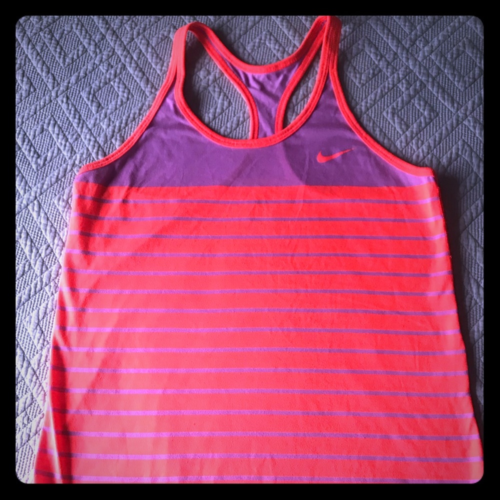Neon Nike dri-fit racerback tank